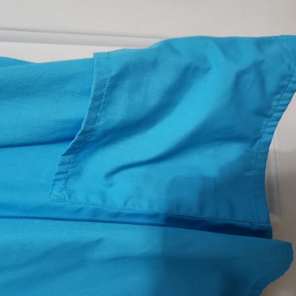 Cherokee size 2XL Teal Scrub top - Picture 5 of 9